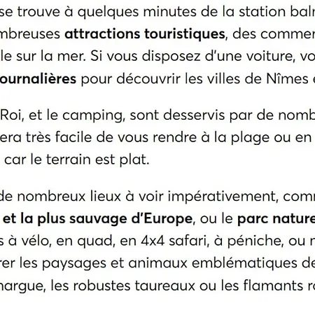 Mobilhome Confort En Camping 4* Le Grau-du-Roi Buitenkant foto